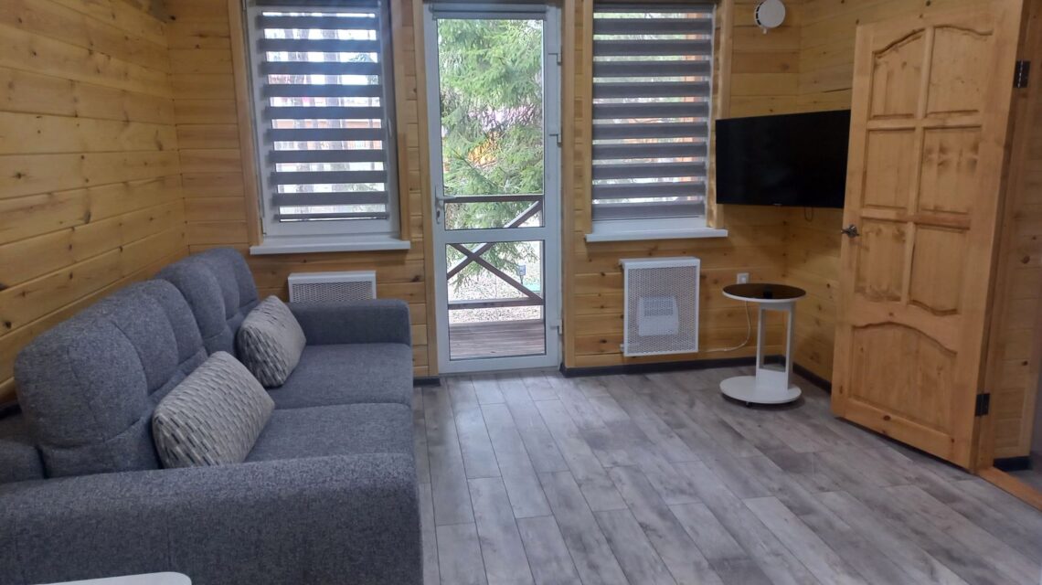 Гостиная двухместный двухкомнатный номер в коттедже